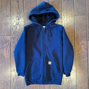 Vintage Y2K Carhartt J271 Thermal Zip-Up Hoodie
